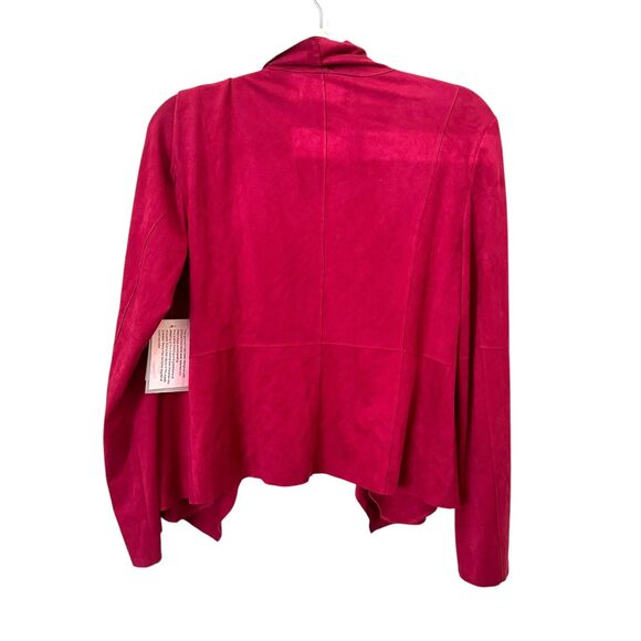 BAGATELLE Faux Suede Draped Moto Blazer‎ NWOT Small - Picture 2 of 4